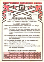 1981 Donruss John Ellis #26B