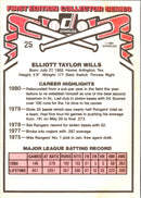 1981 Donruss Bump Wills