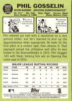 2016 Topps Heritage Red Backs Phil Gosselin #537
