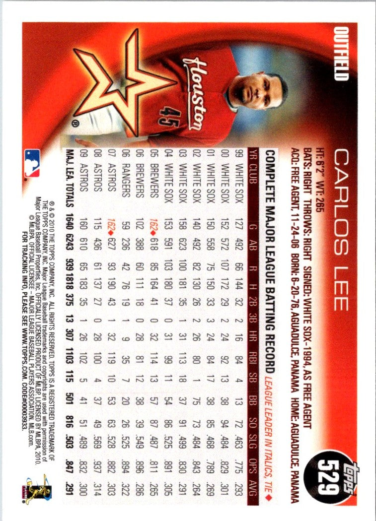 2010 Topps Carlos Lee