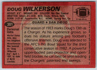 1983 Topps Doug Wilkerson #381
