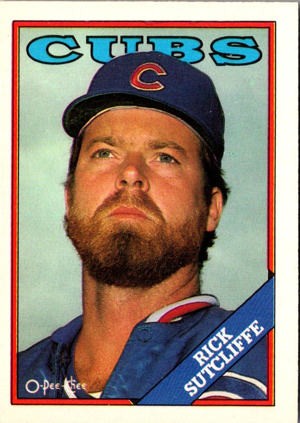 1988 O-Pee-Chee Rick Sutcliffe #372