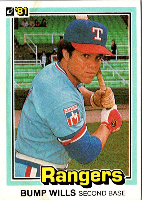 1981 Donruss Bump Wills #25