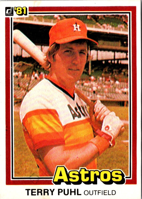 1981 Donruss Terry Puhl #24