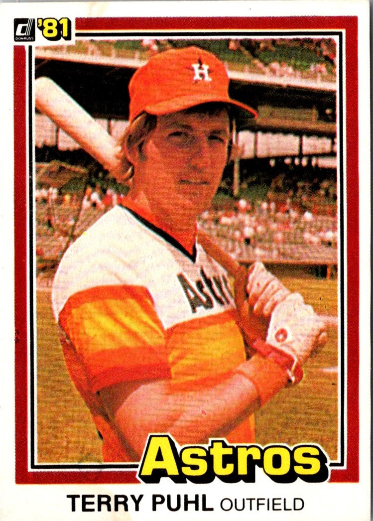 1981 Donruss Terry Puhl