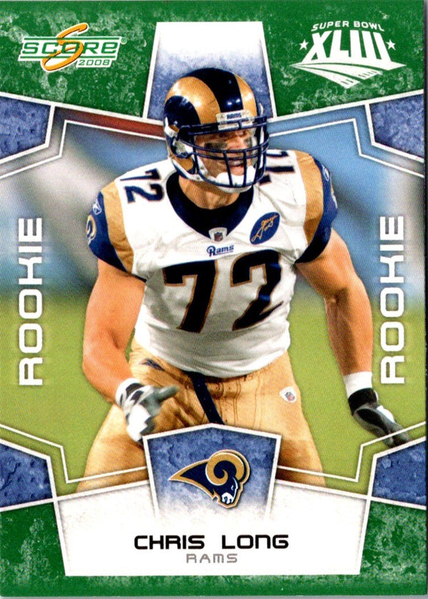 2008 Score Super Bowl XLIII Chris Long #332