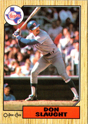 1987 O-Pee-Chee Don Slaught #308