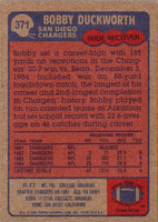 1985 Topps Bobby Duckworth #371 Rookie