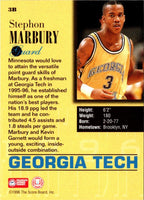 1996 Score Board Draft Day Stephon Marbury #3B