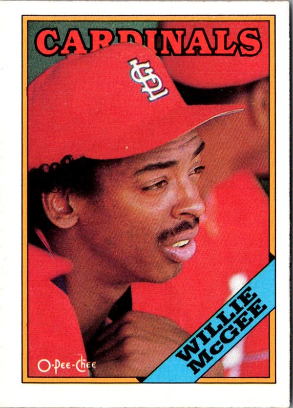 1988 O-Pee-Chee Willie McGee #160