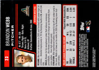 2006 Bowman Gold Brandon Webb #23