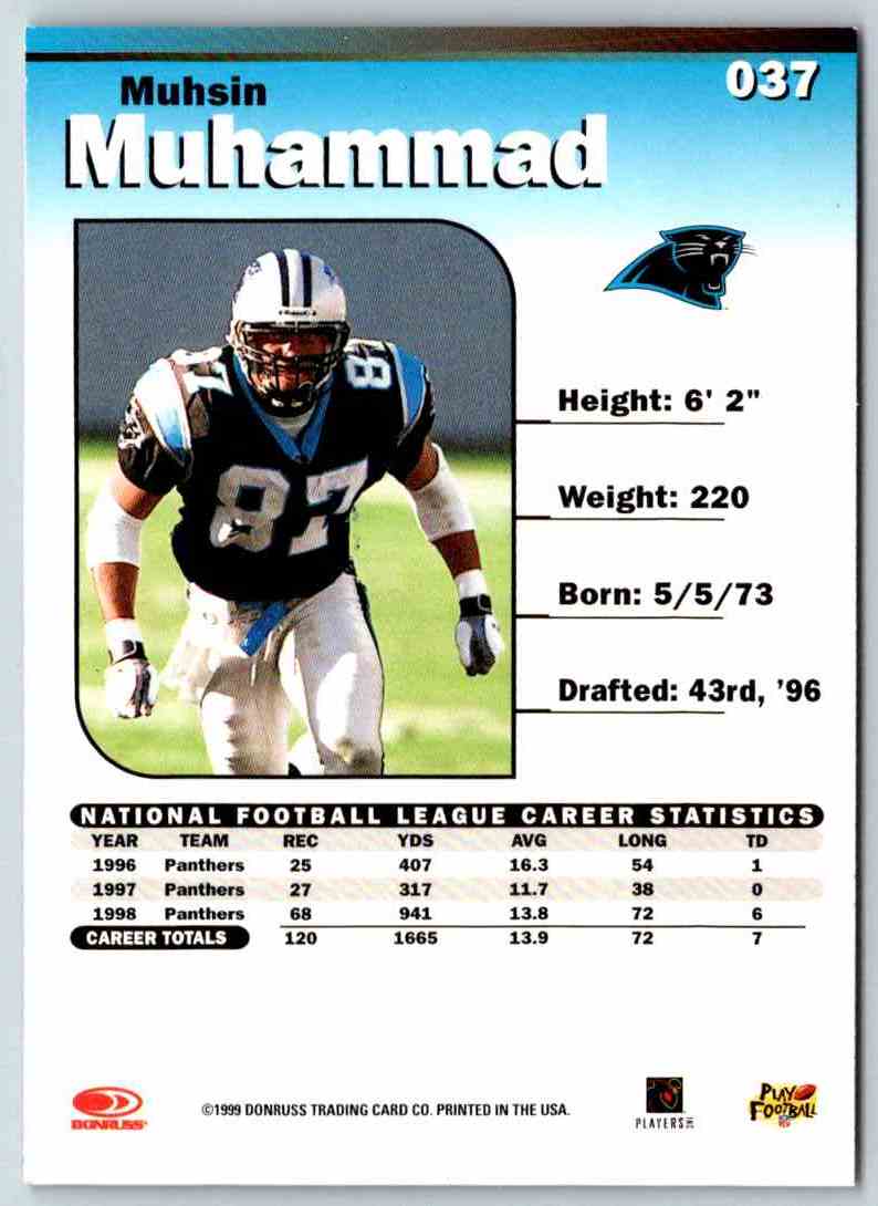 1999 Donruss Elite Muhsin Muhammad