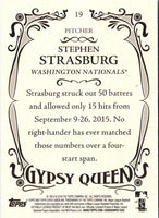 2016 Topps Gypsy Queen Stephen Strasburg #19