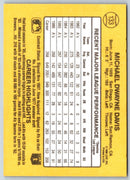 1986 Donruss Mike Davis
