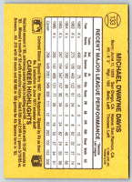 1986 Donruss Mike Davis #14