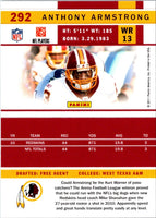 2011 Score Anthony Armstrong #292