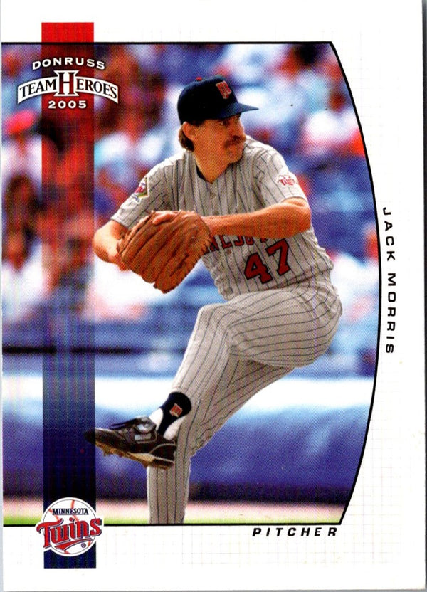 2005 Donruss Team Heroes Jack Morris #180