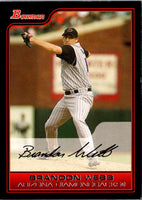 2006 Bowman Gold Brandon Webb #23