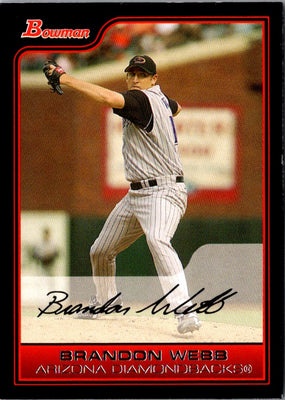 2006 Bowman Gold Brandon Webb #23