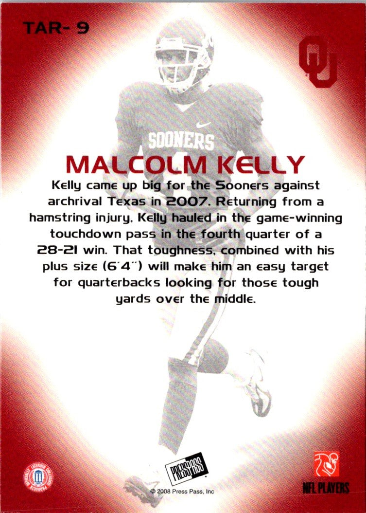 2008 Press Pass Target Exclusive Malcolm Kelly