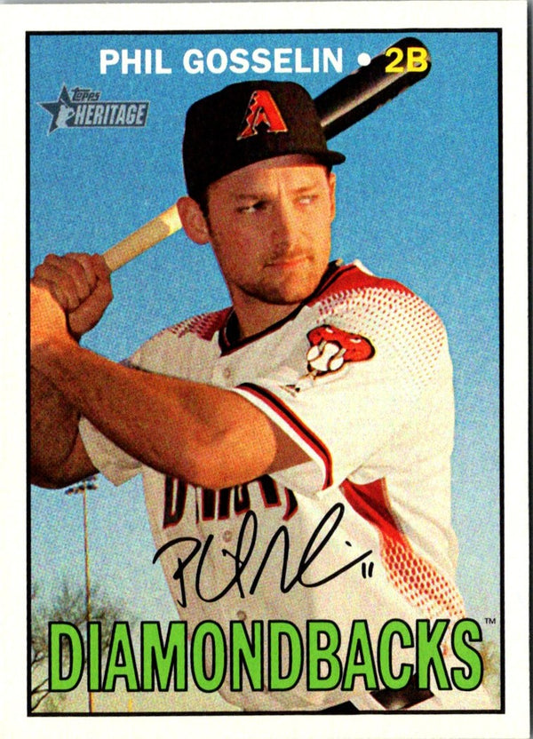 2016 Topps Heritage Red Backs Phil Gosselin #537