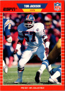 1989 Pro Set Announcers Tom Jackson