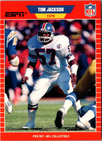 1989 Pro Set Announcers Tom Jackson #6