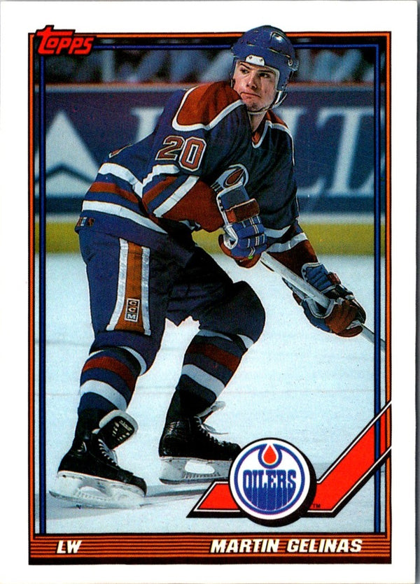 1991 Topps Martin Gelinas #244