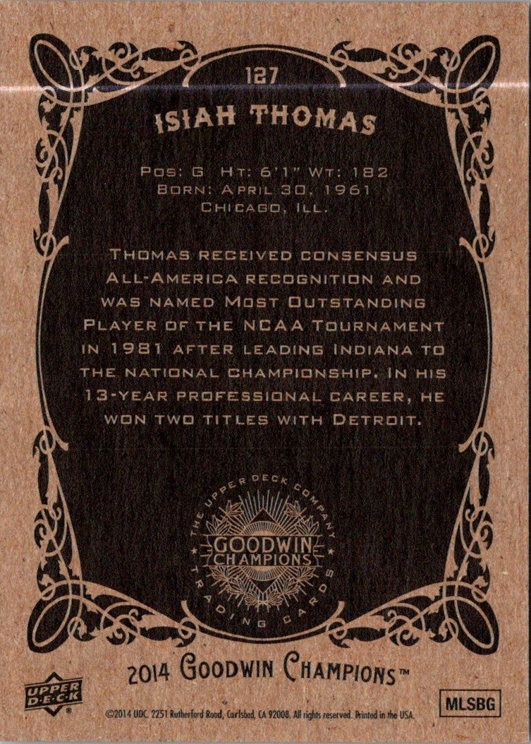 2014 Leaf Metal Draft Perfect Game Isa Thomas