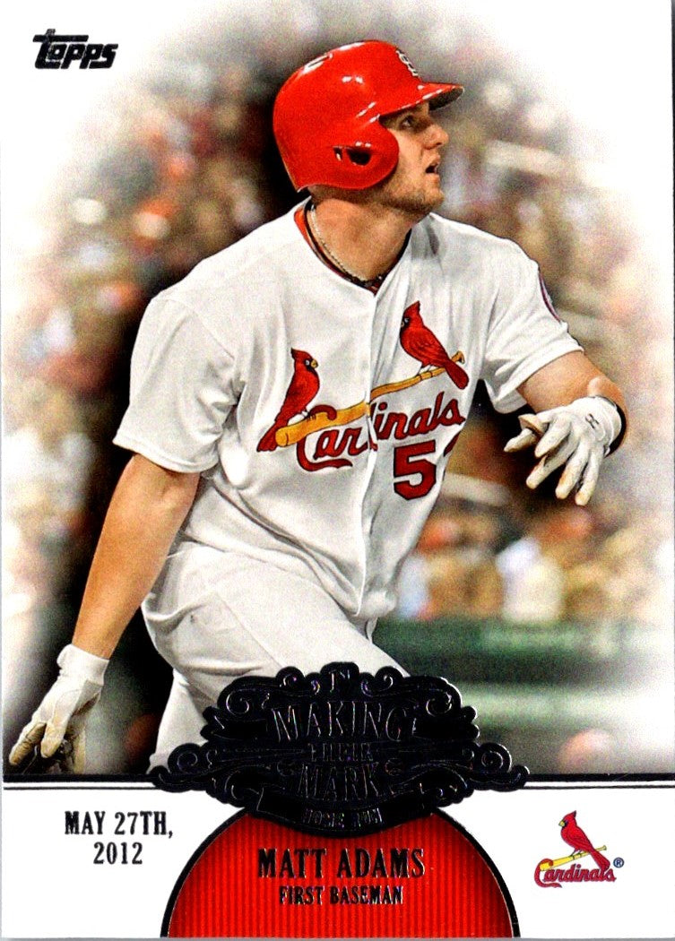 2013 Topps Update Making Their Mark Matt Adams