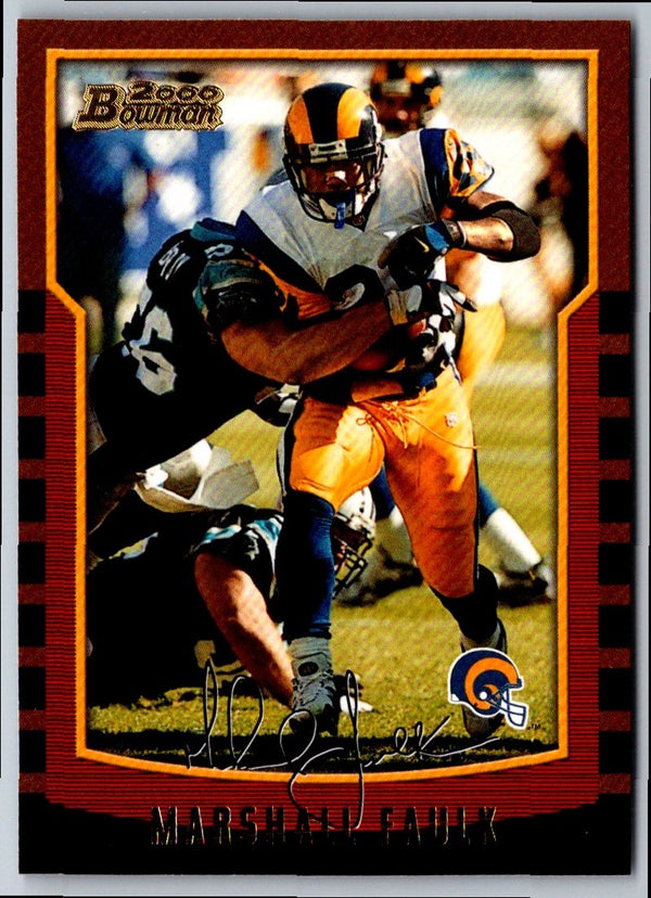 2000 Bowman Marshall Faulk #106