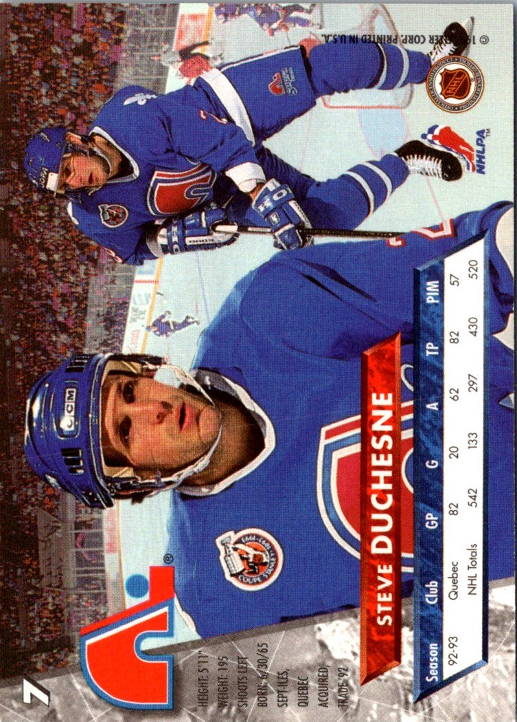 1993 Ultra Steve Duchesne