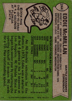 1978 Topps Eddie McMillan #244