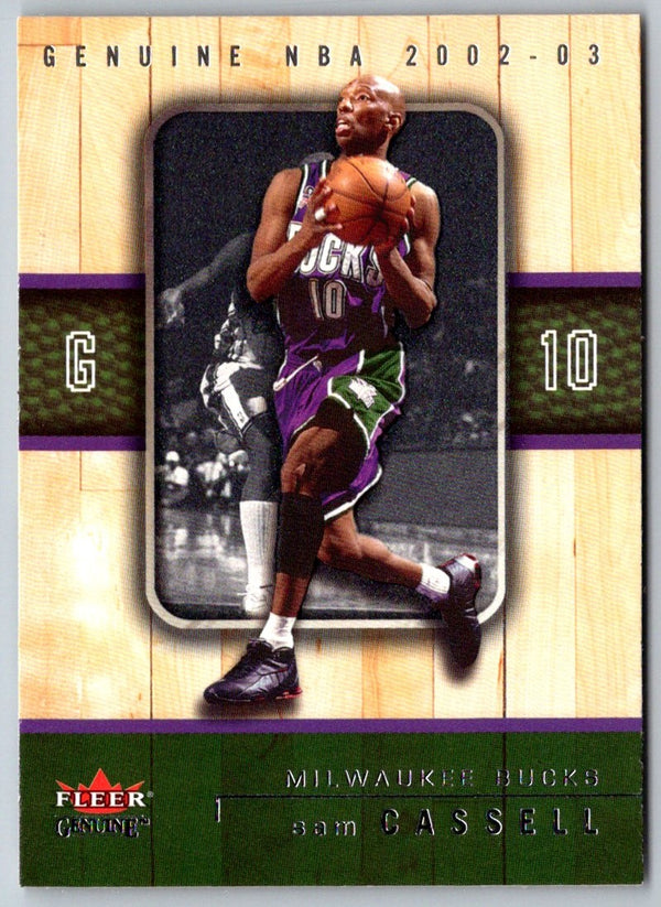 2002 Fleer Genuine Sam Cassell #13