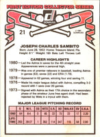 1981 Donruss Joe Sambito #21
