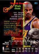 1994 Stadium Club Super Teams NBA Finals David Benoit