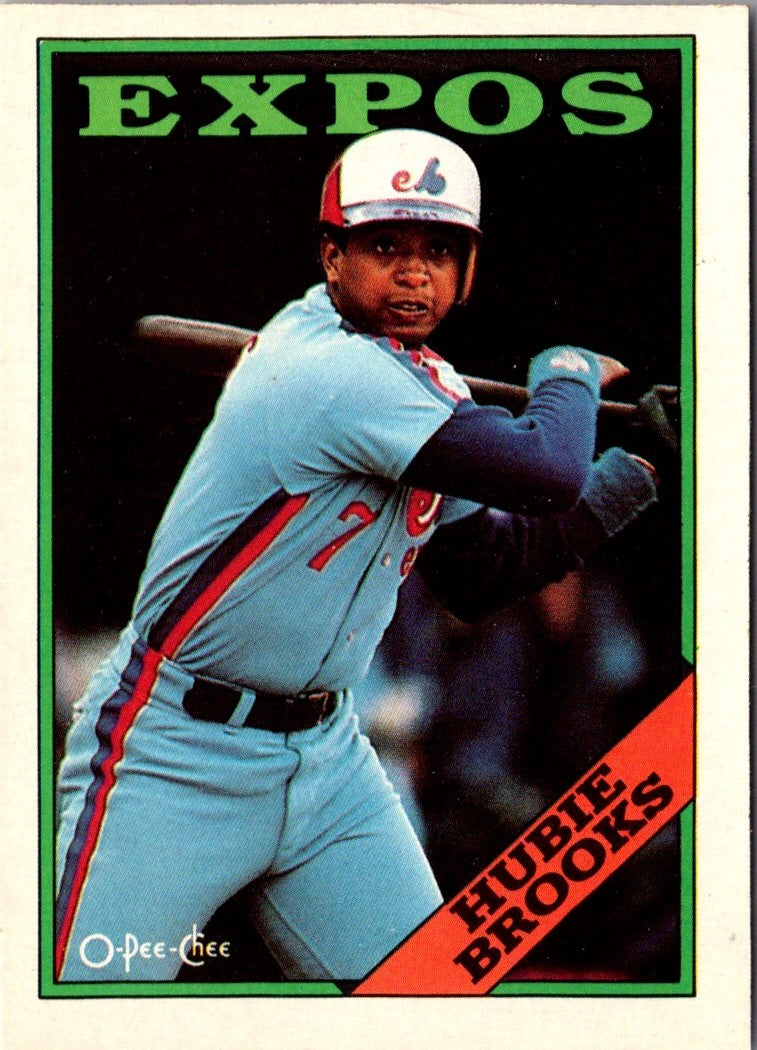 1988 O-Pee-Chee Hubie Brooks