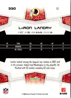 2008 Score Super Bowl XLIII LaRon Landry #330
