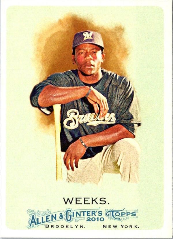2010 Topps Allen & Ginter Rickie Weeks #168