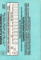 1986 Donruss Roger McDowell #629 Rookie