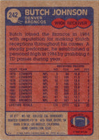 1985 Topps Butch Johnson #242
