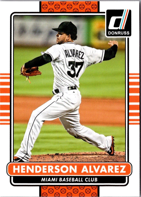 2015 Donruss Henderson Alvarez #112