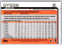 2019 Topps Jarrod Dyson #351