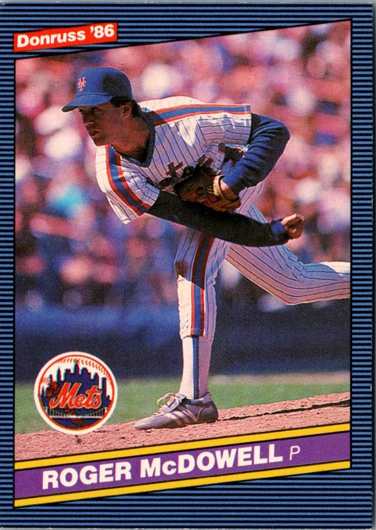 1986 Donruss Roger McDowell