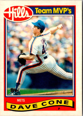 1989 Topps Hills Team MVP's David Cone #9