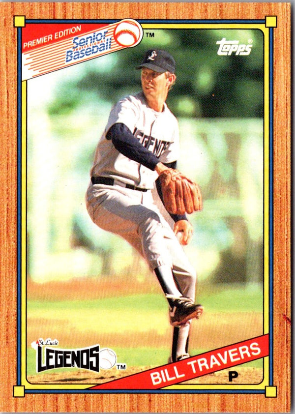 1989 Topps Senior League Bill Travers #21