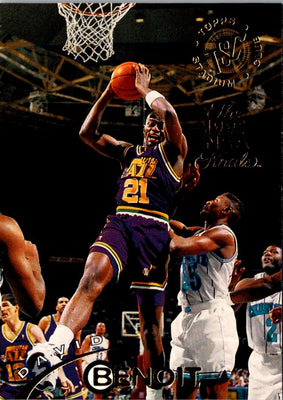 1994 Stadium Club Super Teams NBA Finals David Benoit #21