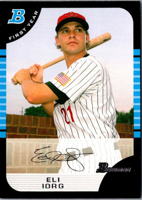 2005 Bowman Chrome Draft Picks & Prospects Eli Iorg #BDP58 Rookie