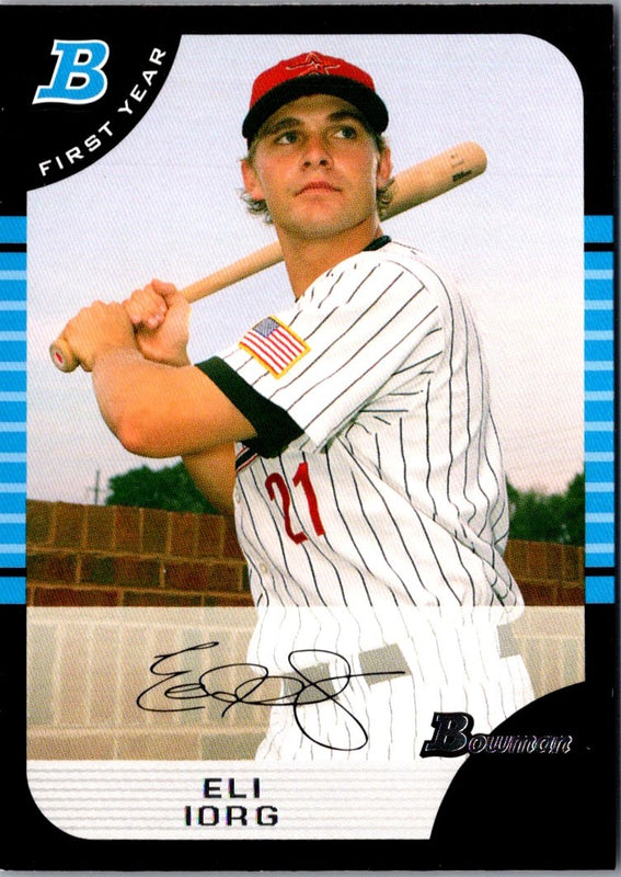 2005 Bowman Chrome Draft Picks & Prospects Eli Iorg #BDP58 Rookie