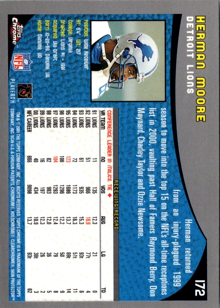 2001 Topps Chrome Herman Moore